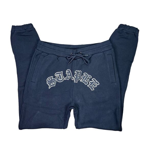 Staple Rockaway Arch Sweatpants - Black - Size Small - Picture 3 of 8